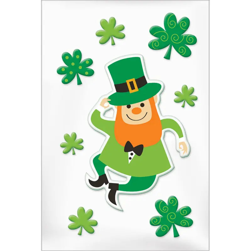St Patrick's Day Small Gel Clings Decorations