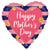 Navy & Pink 'Happy Mother's Day' Heart Foil Balloon 45cm