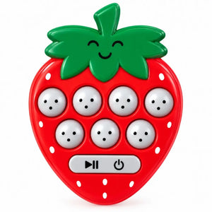Strawberry electronic reaction game for children