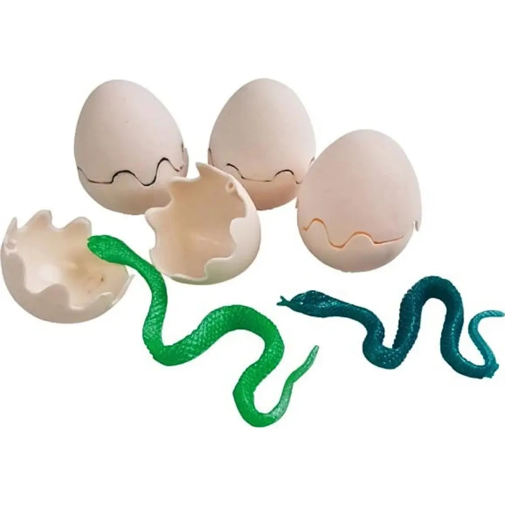 Snake eggs party favours with stretchy snakes