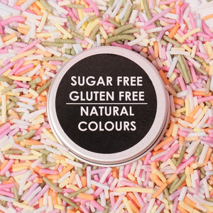 Sprinks sugar free rainbow jimmies for baking