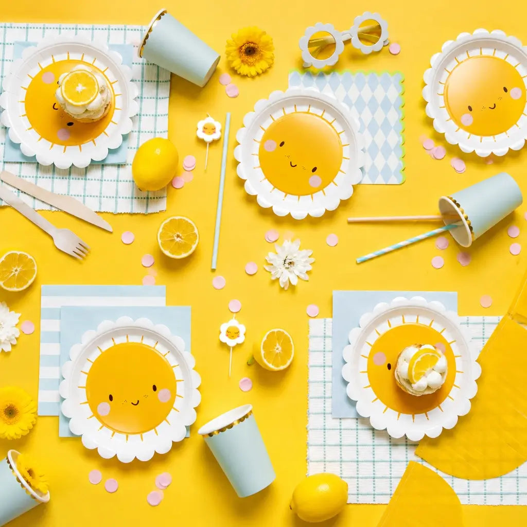 Garden summer party sunshine tableware decorations
