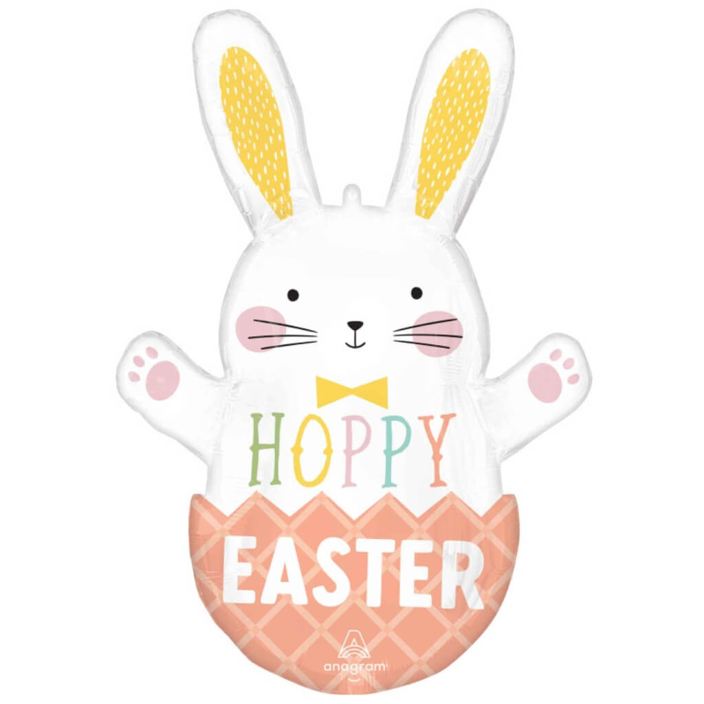SuperShape Hoppy Easter Bunny Foil Balloon