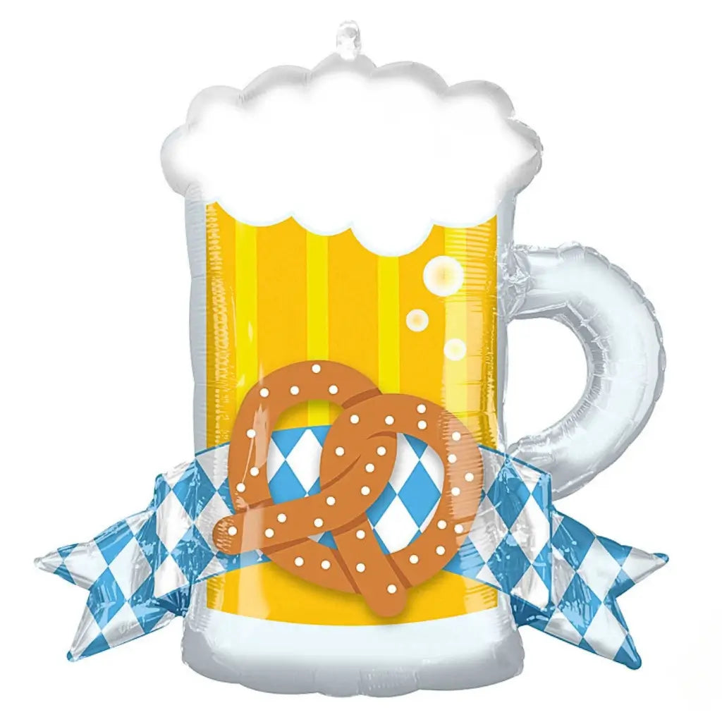 Supershape Oktoberfest Frosty Beer Mug Foil Balloon