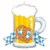 Supershape Oktoberfest Frosty Beer Mug Foil Balloon