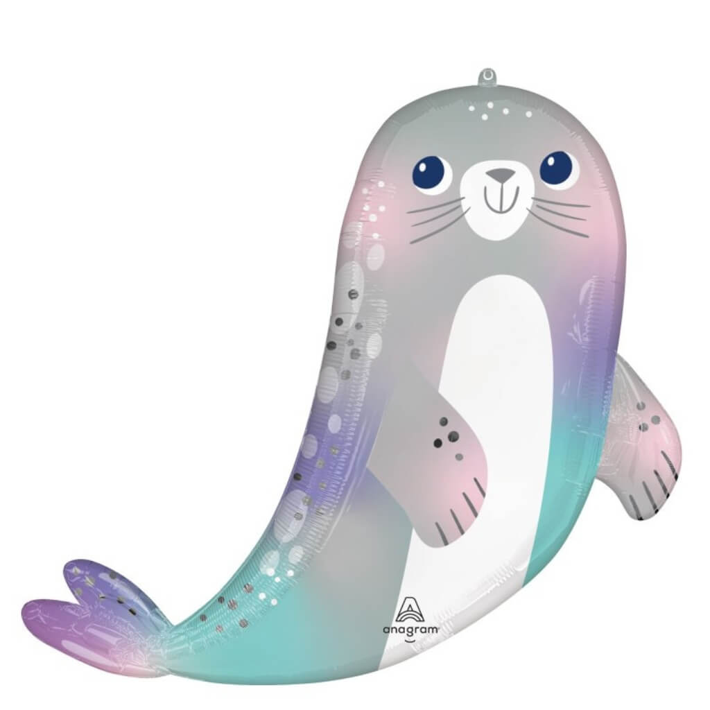 Supershape Under The Sea Seal Foil Balloon Mermaid party supplies