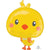 SUPERSHAPE XL EASTER CHICKY P35 foil balloon