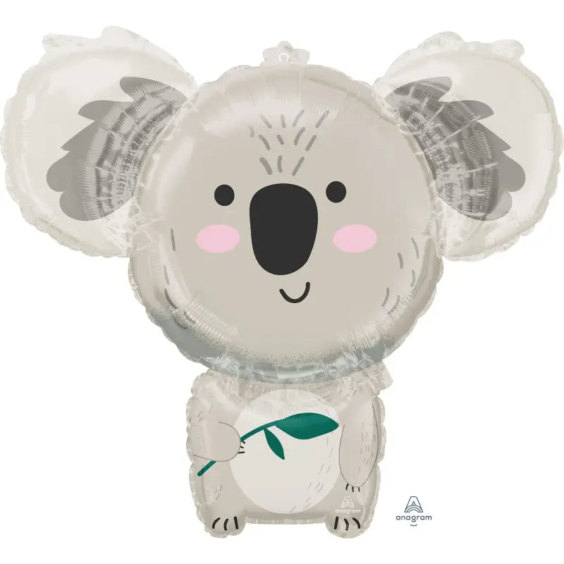 Supershape Koala Bear Shaped Foil Balloon