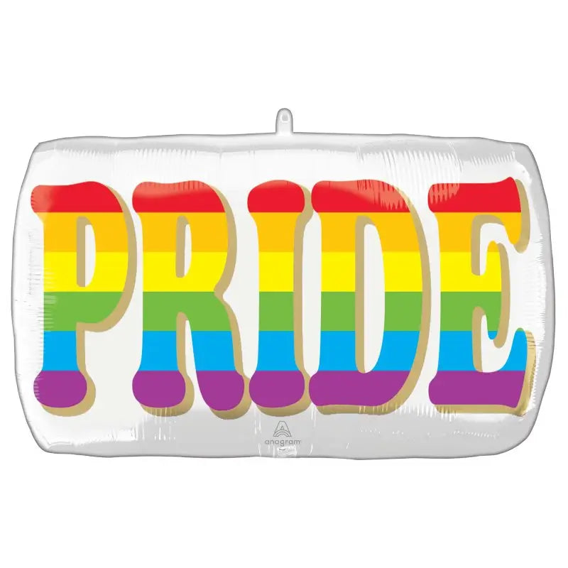 Mardi Gras Supershape XL "PRIDE" Foil Balloon