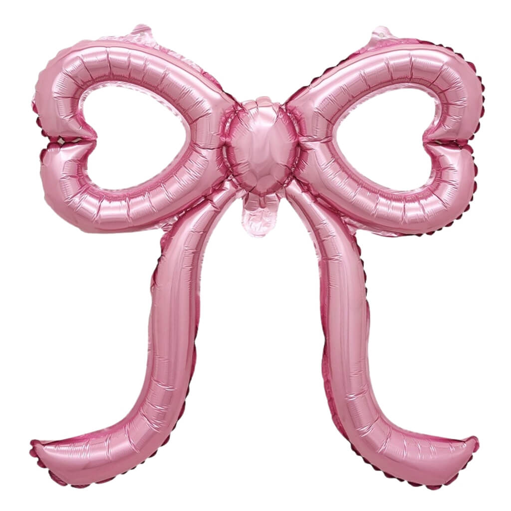 Sweetheart Bow Pink Foil Balloon