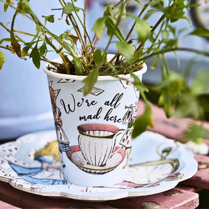 Blue Alice Tea Party Cups Plastic Free Birthday & Afternoon Tea Tableware