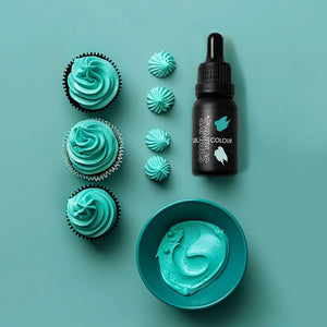 Sprinks teal gel food colouring 15ml bottle