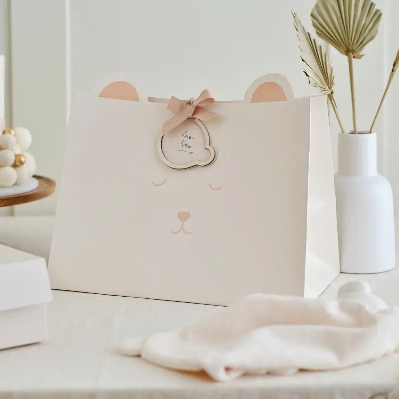 Teddy Bear Baby Shower Gift Bag