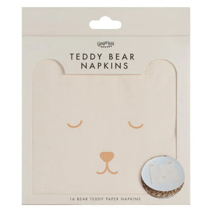 Teddy Bear Baby Shower Paper Napkins 16pk