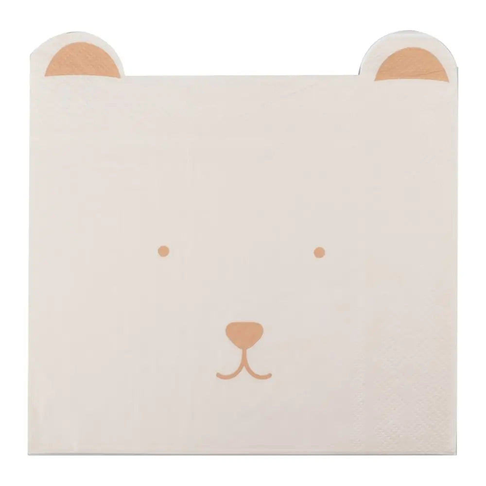 Teddy Bear Baby Shower Paper Napkins 16pk