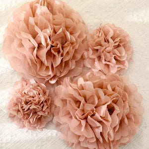 Terracotta Tissue Paper Pom Pom