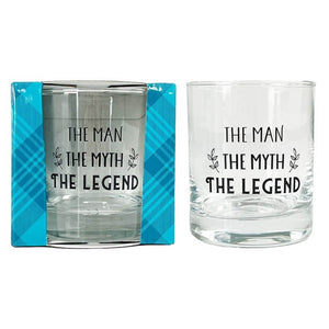Novelty whiskey tumbler for men in gift box