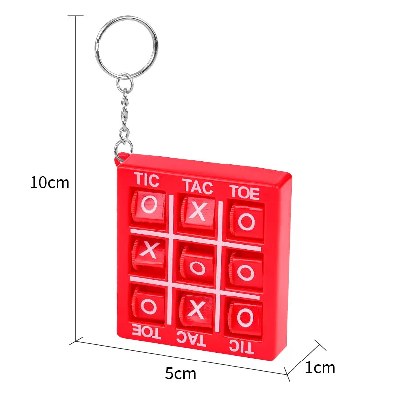 Tie Tac Toe with Keychains Favours 4pk