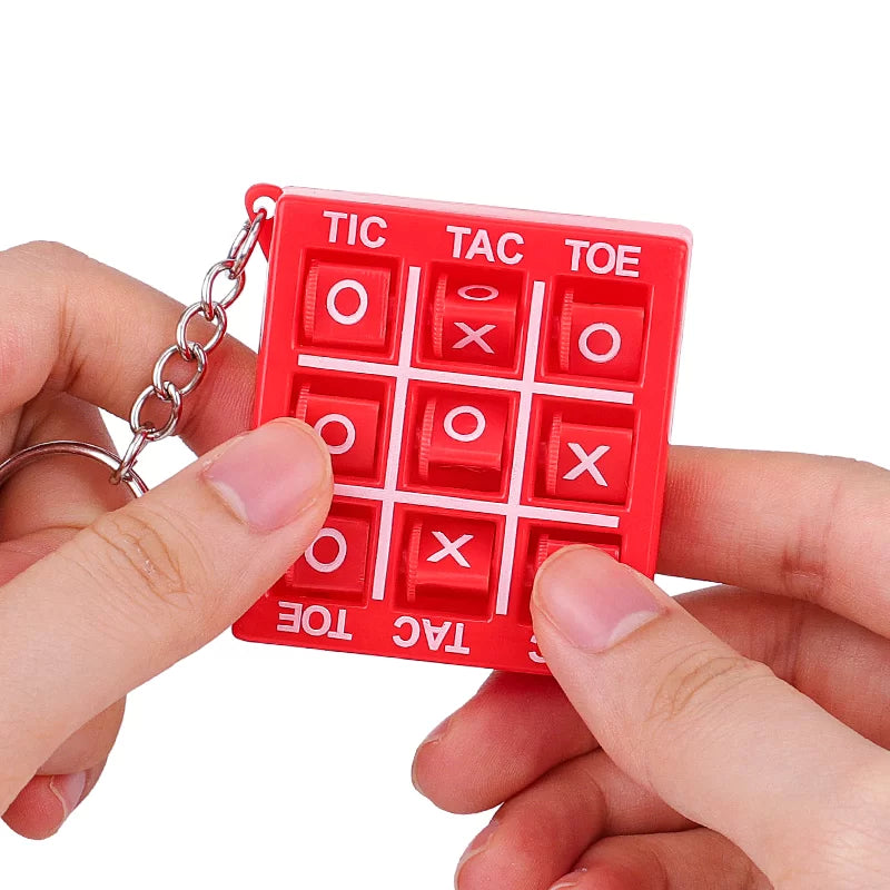 Tie Tac Toe with Keychains Favours 4pk