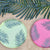 Hawaiian Tiki Palm Leaf Printed Paper Plates 8pk