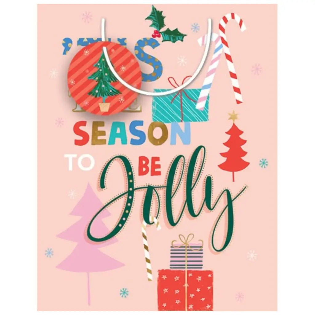 Tis the Season to be Jolly Christmas gift bag
