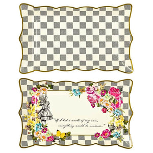 Truly Alice in wonderland mad hatter dessert and sandwich platters