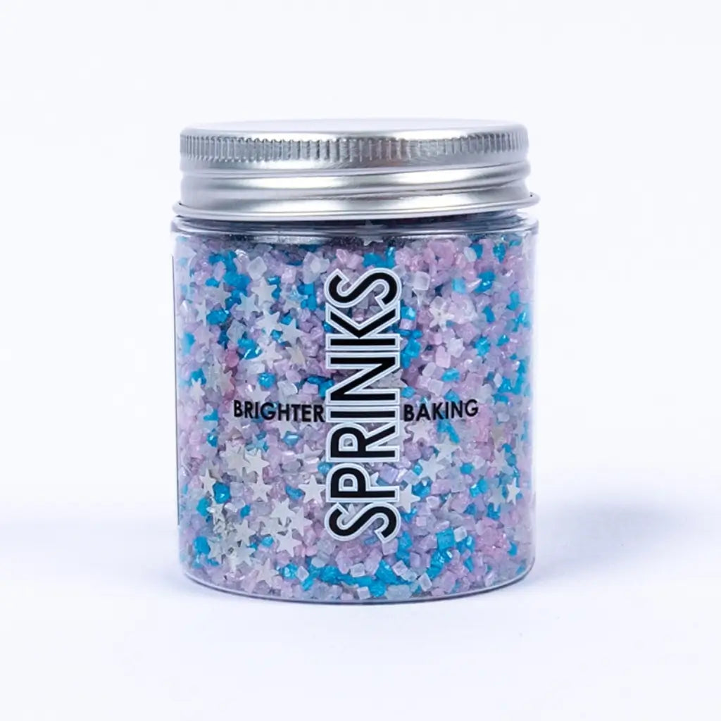 pastel unicorn glitz sugar crystals cupcake topping