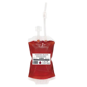 Blood Bag Drink Pouch Kits 8pk – Halloween Vampire & Zombie Party Props