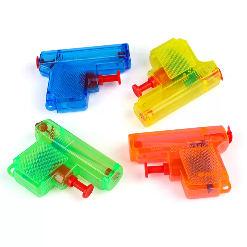 Party Favour Water Squirt Guns 4pk