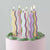 Pastel Wave Birthday Candles 6pk
