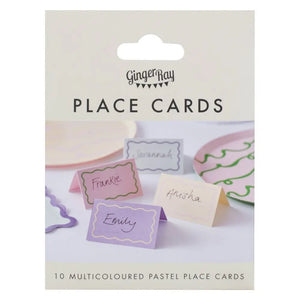 Pastel Wave Place Cards 10pk