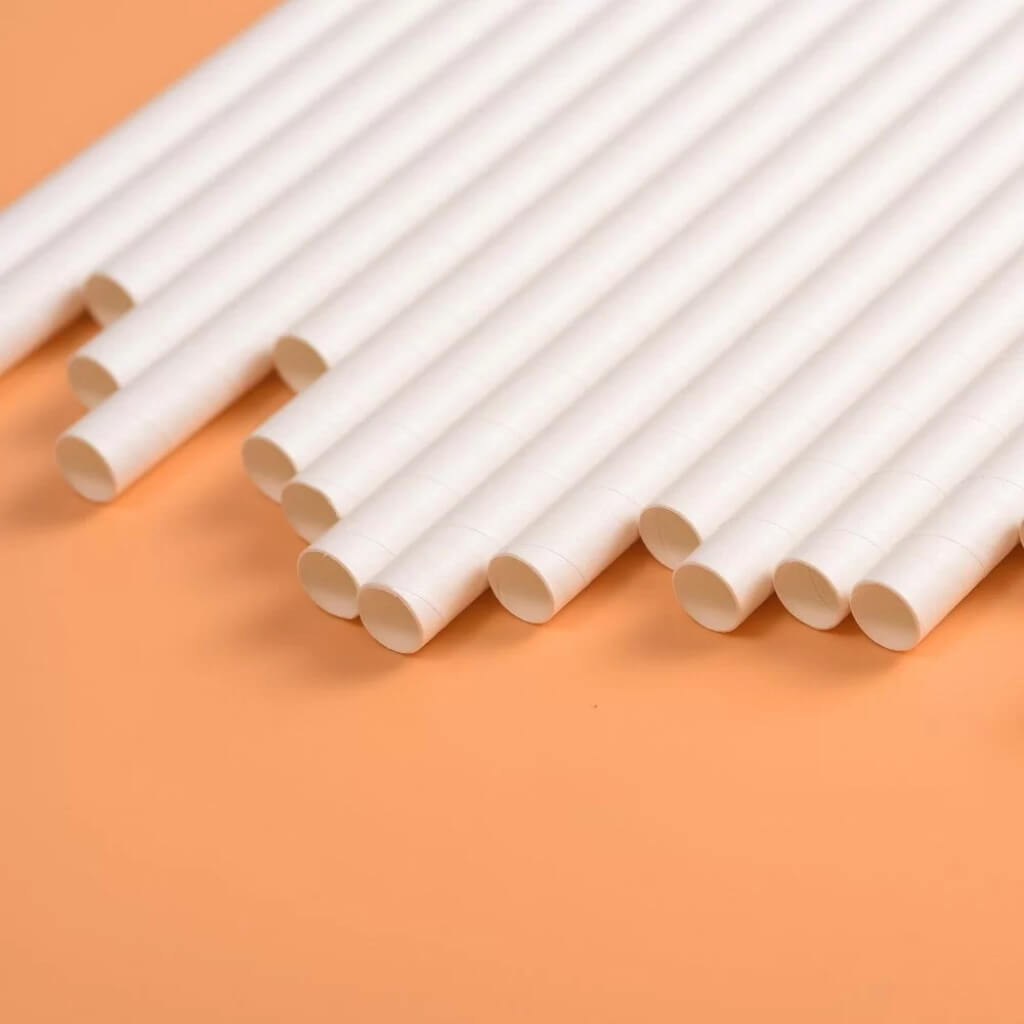 White Paper Party drinking sipping disposable Straws 20pk for birthday wedding baby shower table decorations