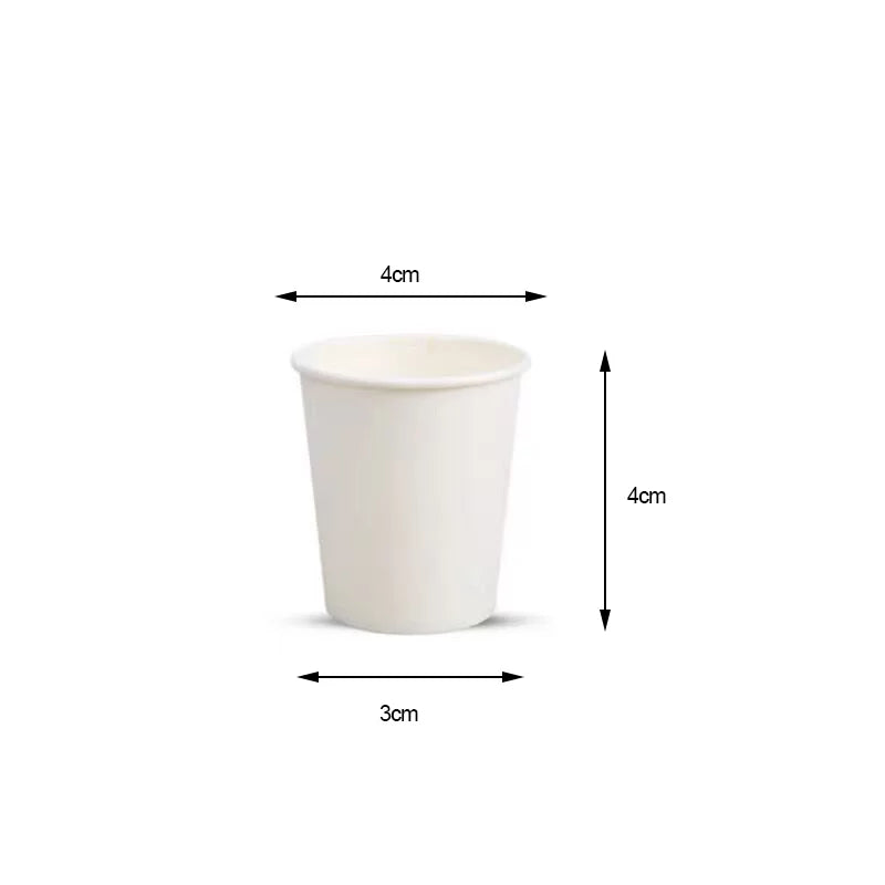 White Paper Shot Cups 28ml 30pk