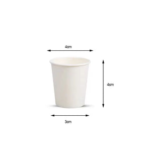 White Paper Shot Cups 28ml 30pk