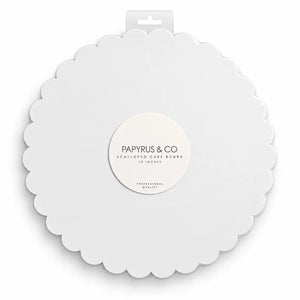 White 25.4cm cake board for birthdays and special celebrations