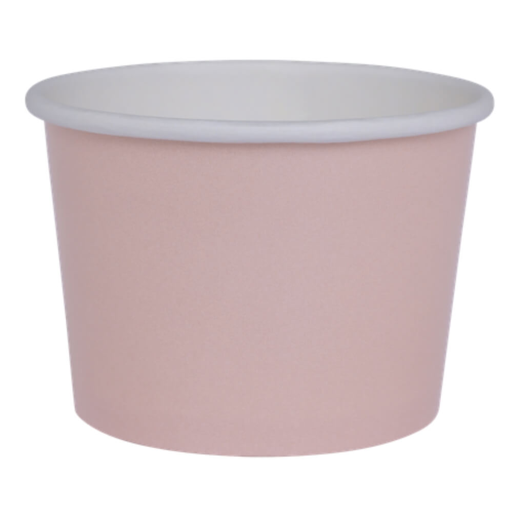 White Sand Paper Gelato Cups 10pk