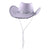 White Sequins Cowboy Hat
