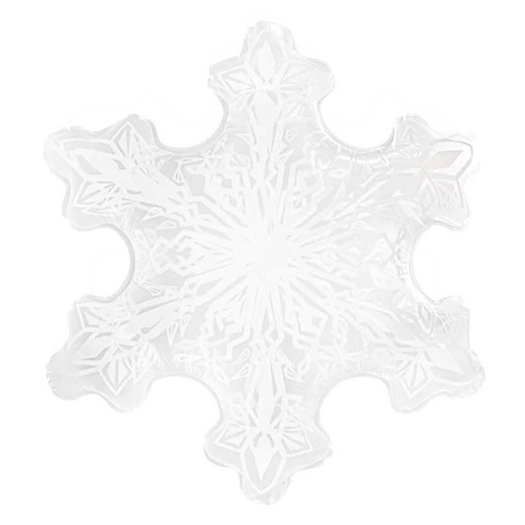 Jumbo Clear White Snowflake Foil Balloon christmas decorations