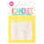 White Glitter Spiral Candles 24pk cake decorations