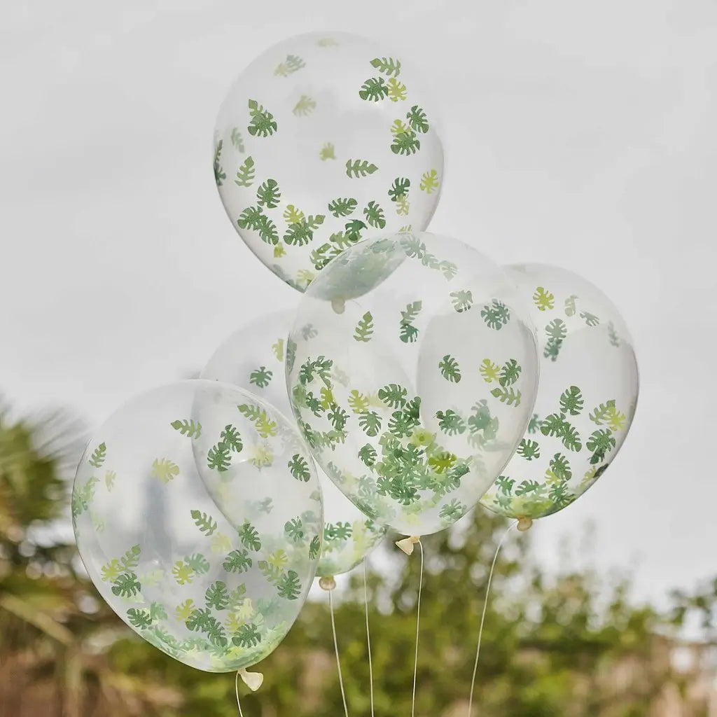 Wild Jungle Confetti Balloon Bundle 5pk