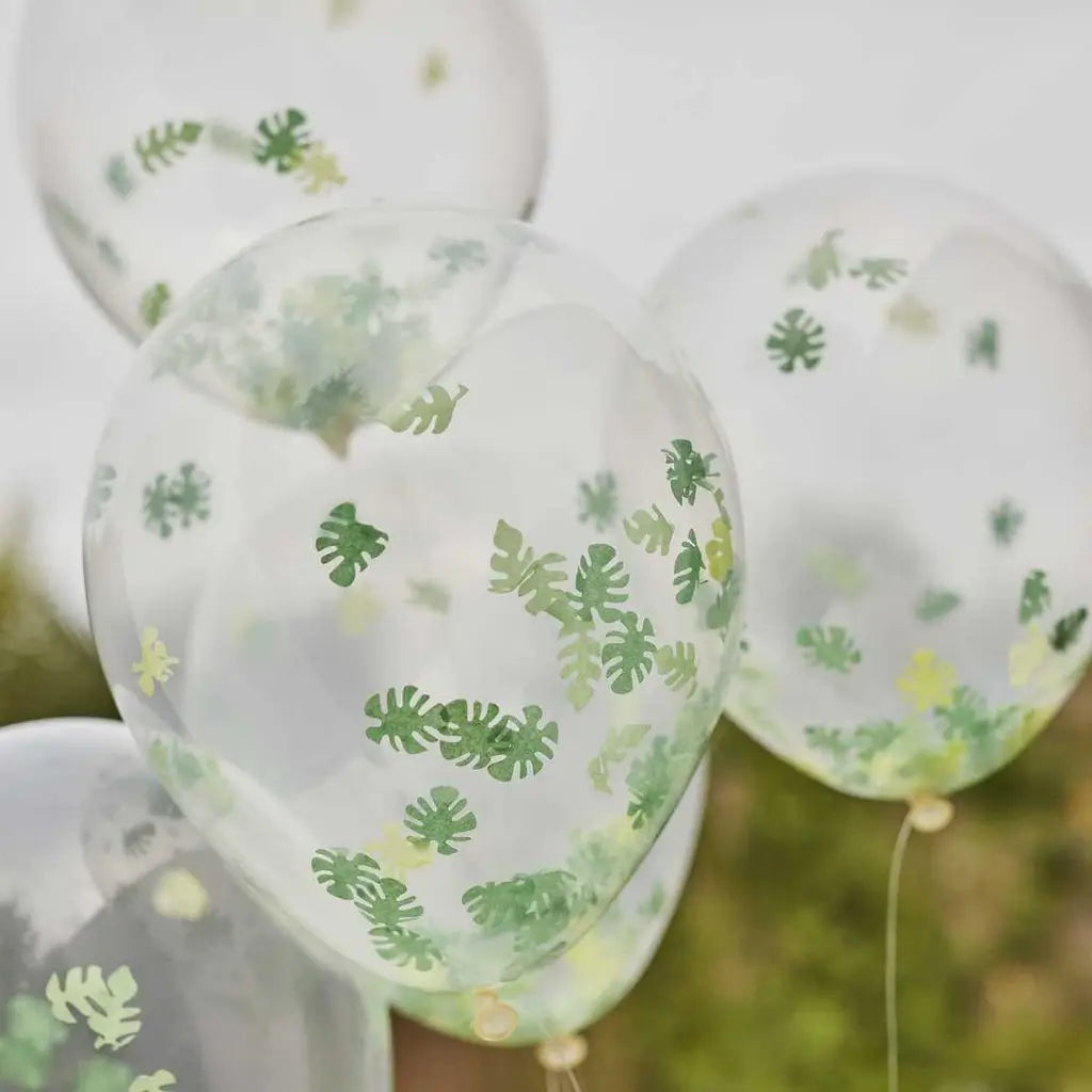 Wild Jungle Confetti Balloon Bundle 5pk