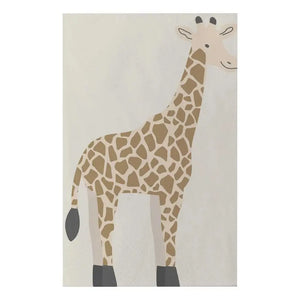Wild Jungle Giraffe Shaped Paper Napkins 16pk
