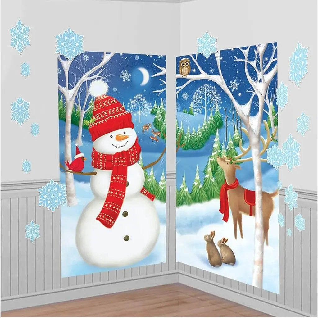 Winter Friends Scene Setters Add On Wall Decorations