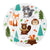 Woodland Animal Lunch Paper Plates 8pk