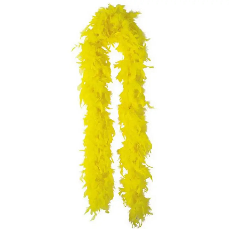 Real Feather Boa - Yellow