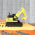 Handmade Premium Excavator Truck 3D Pop Up Card