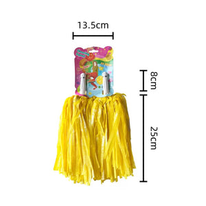 Yellow Cheerleader Pom Poms 2pk