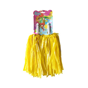 Yellow Cheerleader Pom Poms 2pk