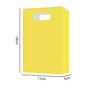 Yellow treat bags for party giveaways