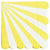 Yellow & White Candy Stripe Scallop Paper Napkins 16pk